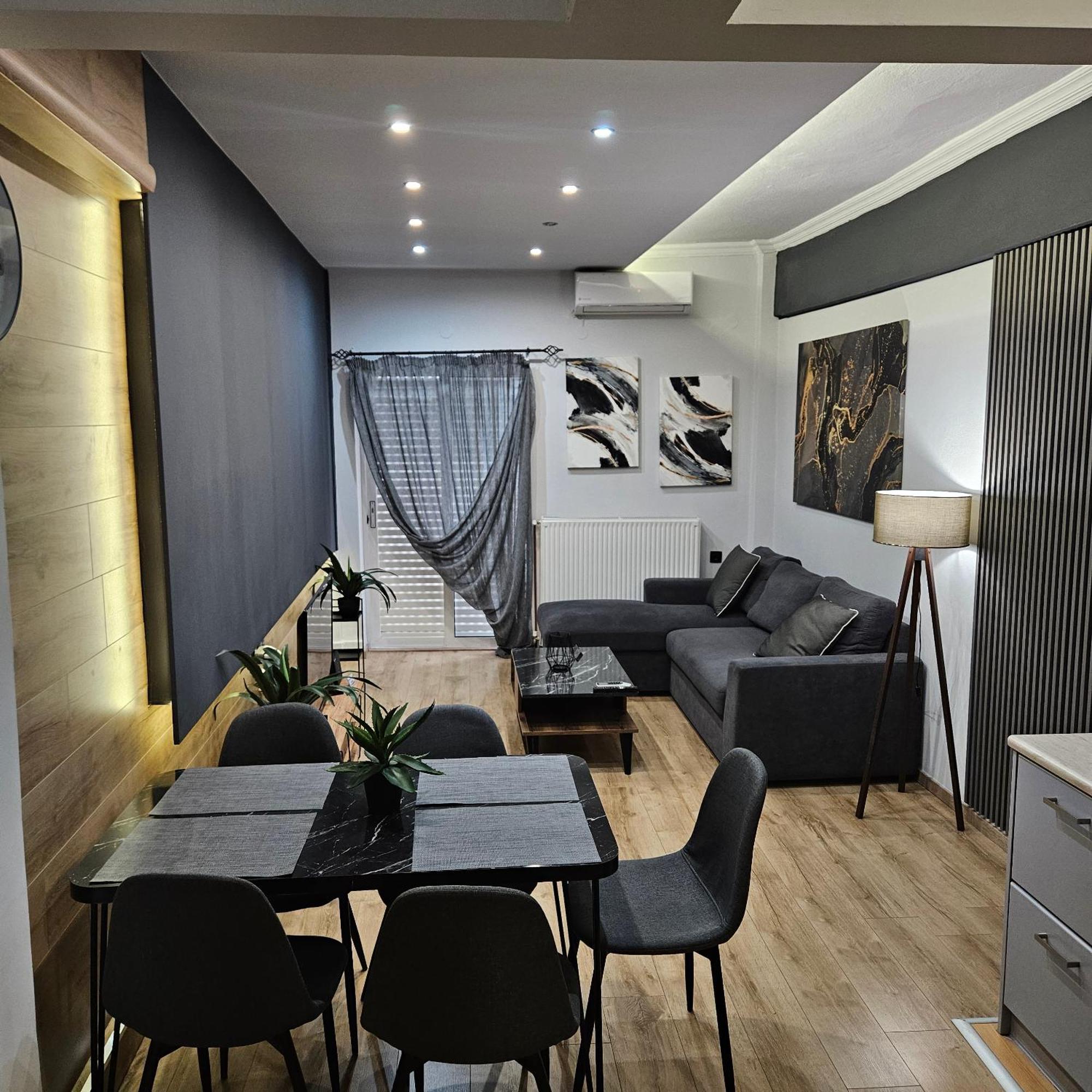 Central 3 Modern Apartment With Free Parking Serres Exteriér fotografie