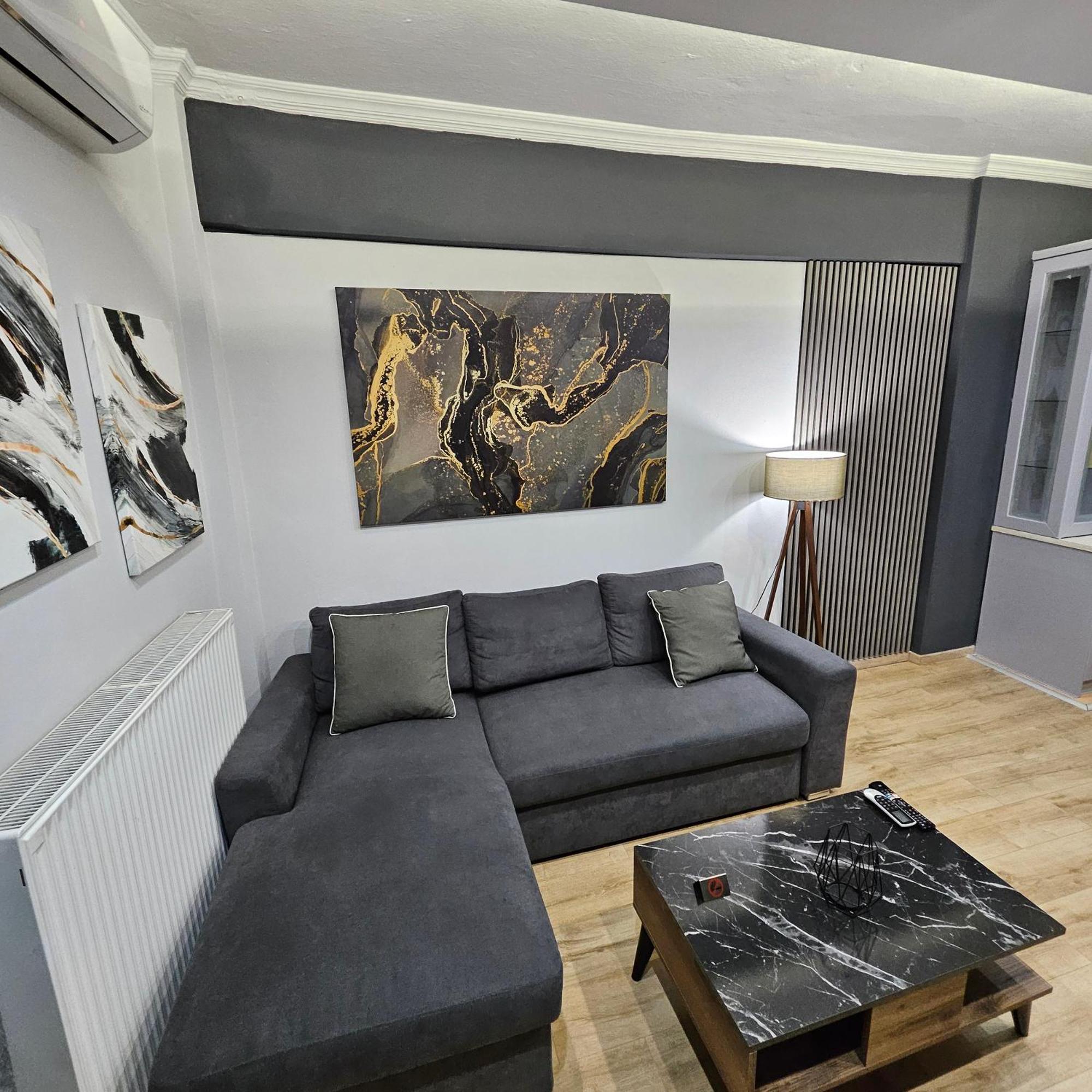 Central 3 Modern Apartment With Free Parking Serres Exteriér fotografie