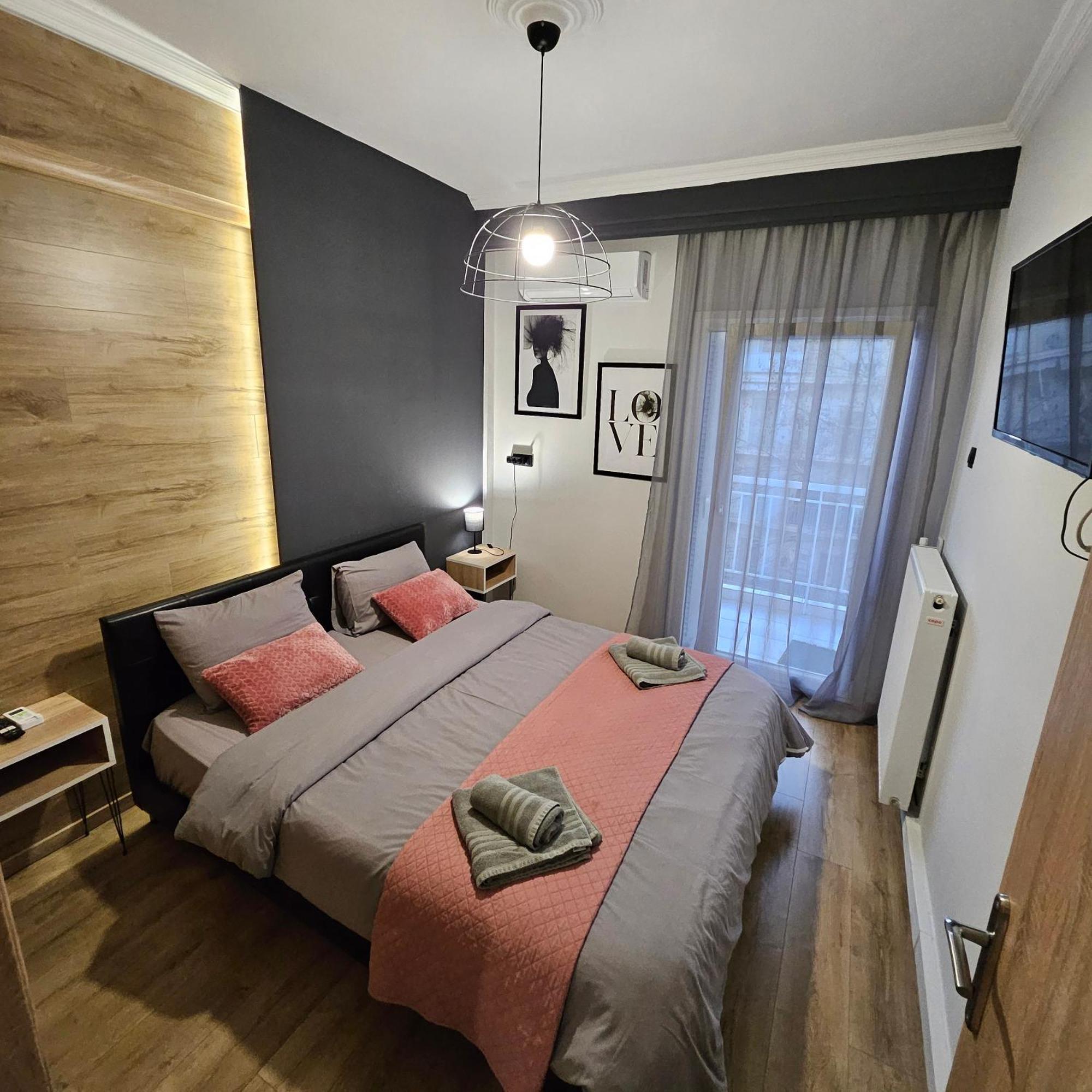 Central 3 Modern Apartment With Free Parking Serres Exteriér fotografie