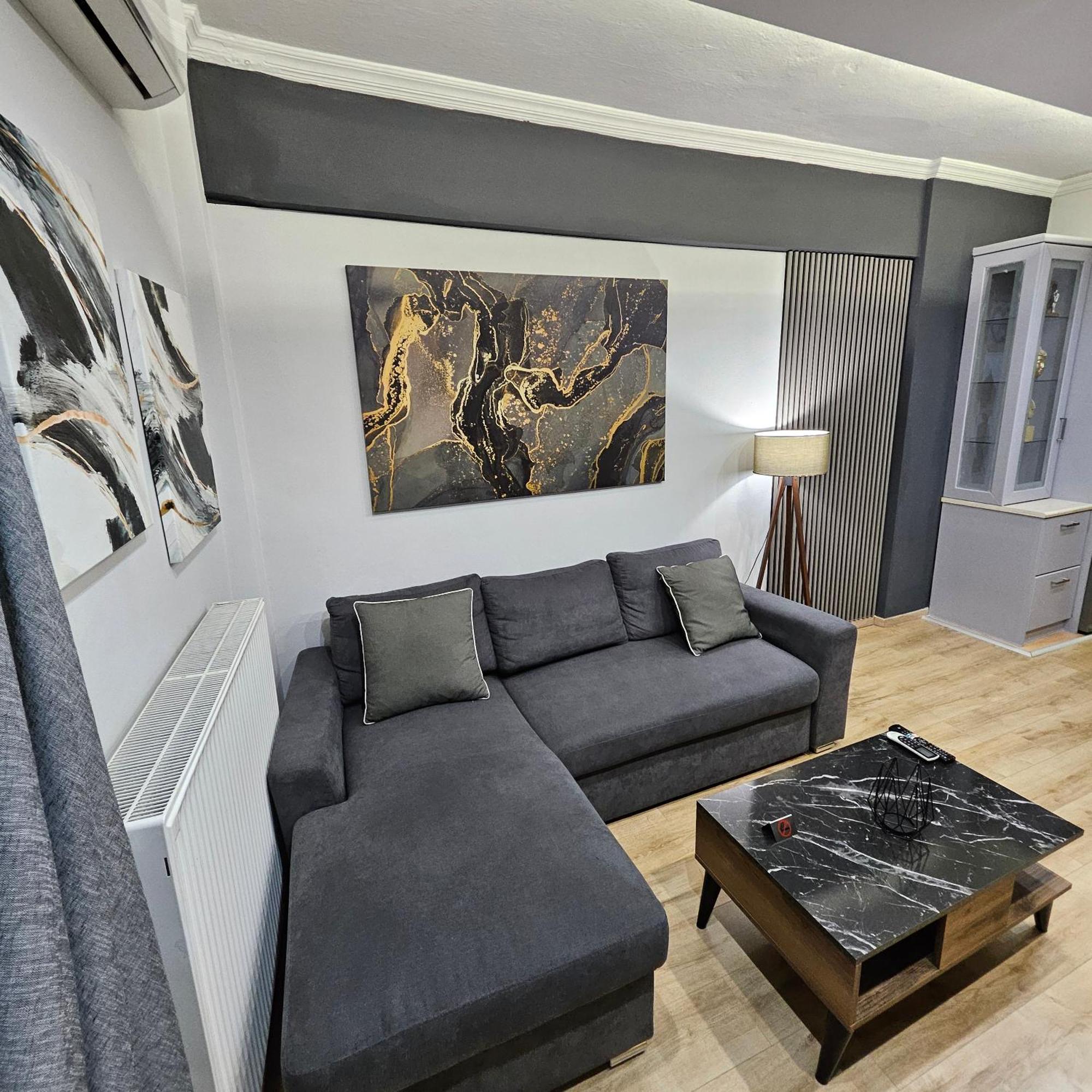 Central 3 Modern Apartment With Free Parking Serres Exteriér fotografie