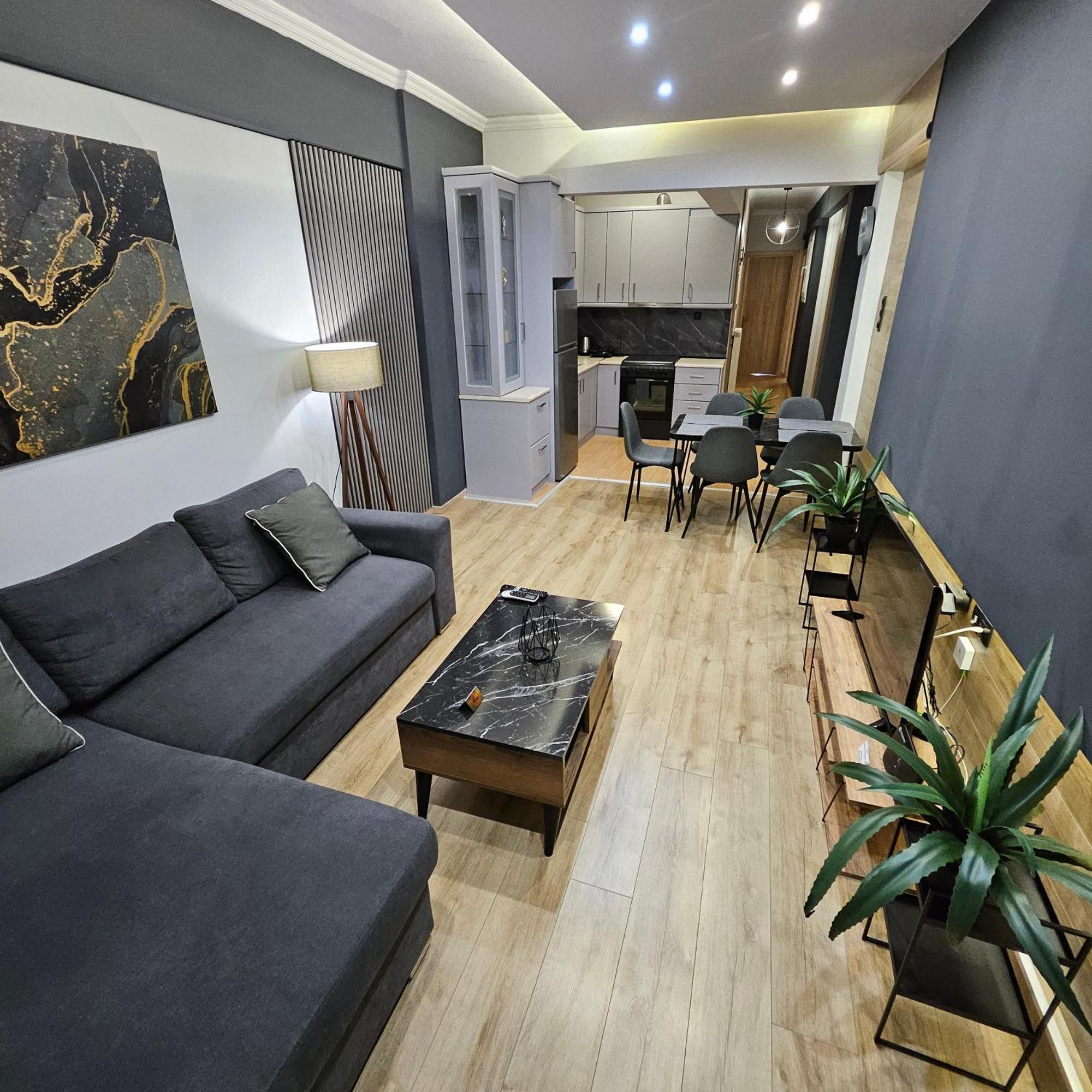 Central 3 Modern Apartment With Free Parking Serres Exteriér fotografie
