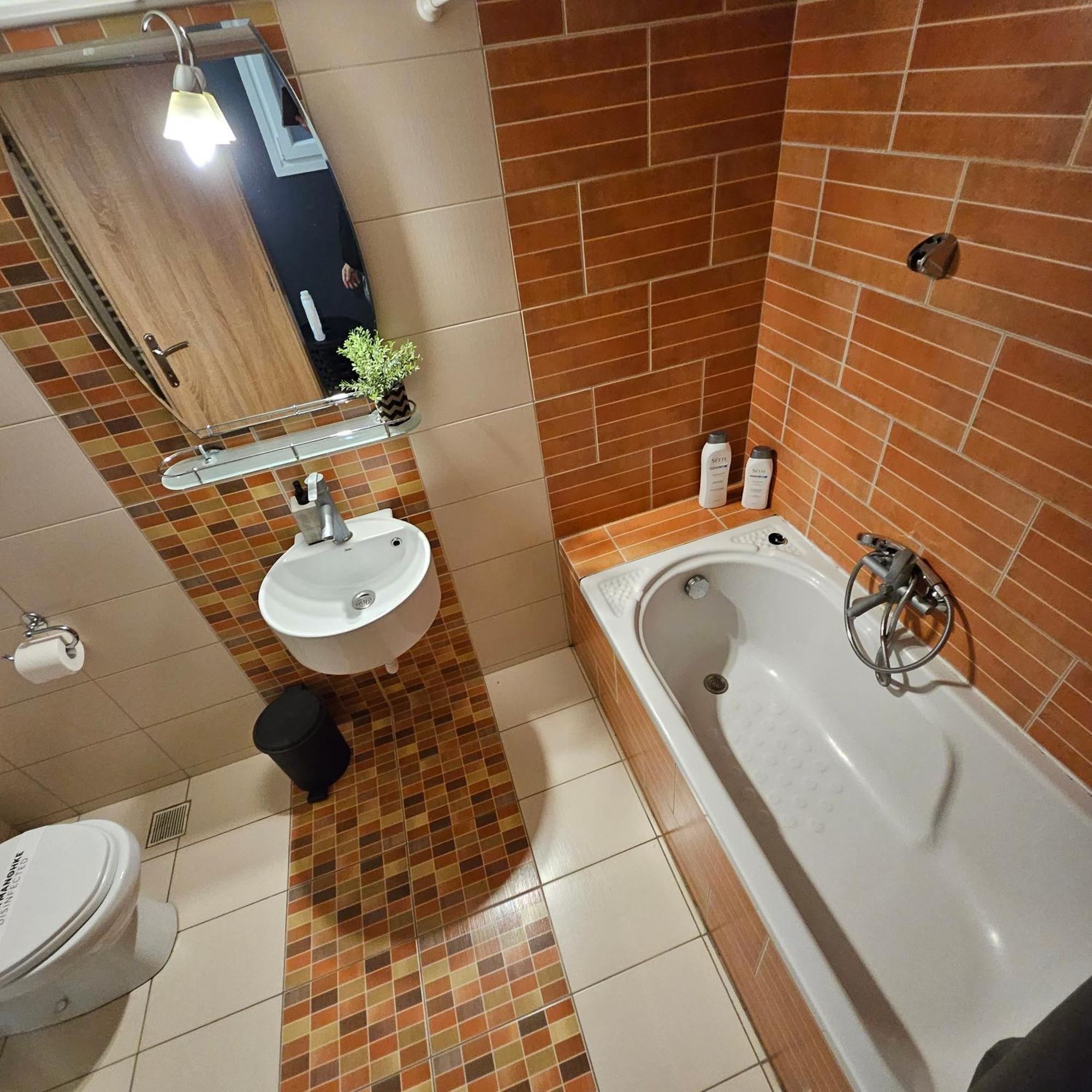Central 3 Modern Apartment With Free Parking Serres Exteriér fotografie