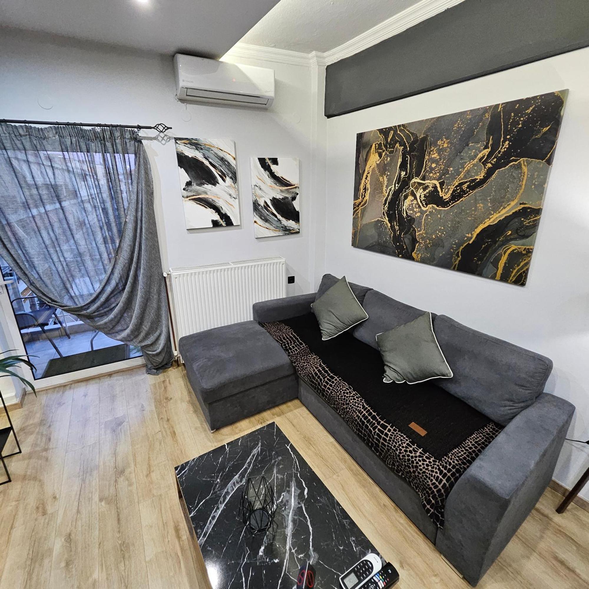 Central 3 Modern Apartment With Free Parking Serres Exteriér fotografie
