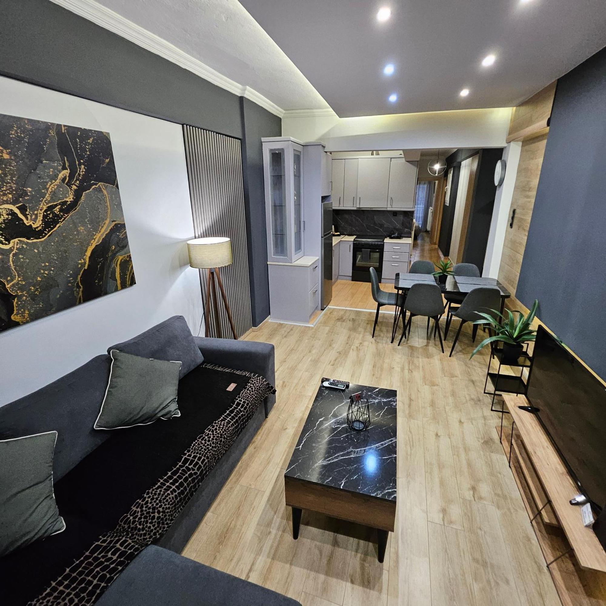 Central 3 Modern Apartment With Free Parking Serres Exteriér fotografie